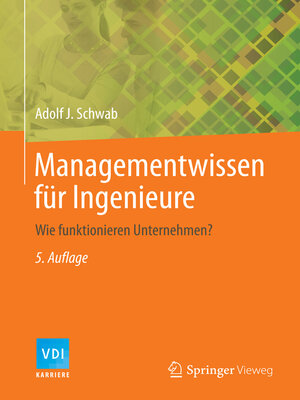 cover image of Managementwissen für Ingenieure